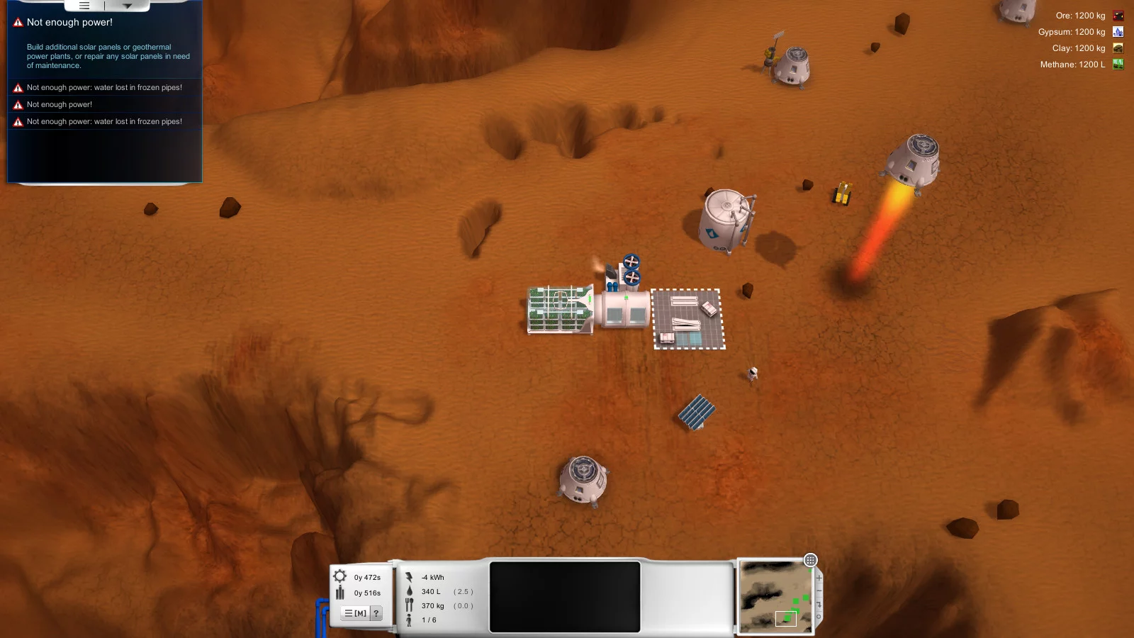 Изображение игры: Sol 0: Mars Colonization