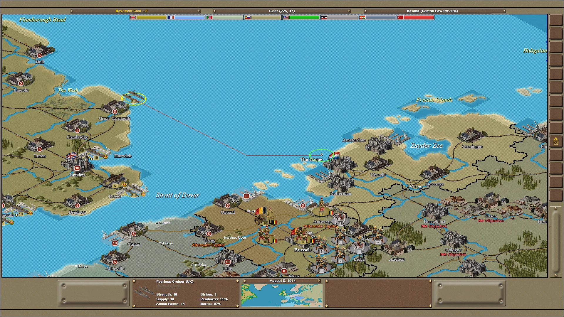 Изображение игры: Strategic Command Classic: WWI