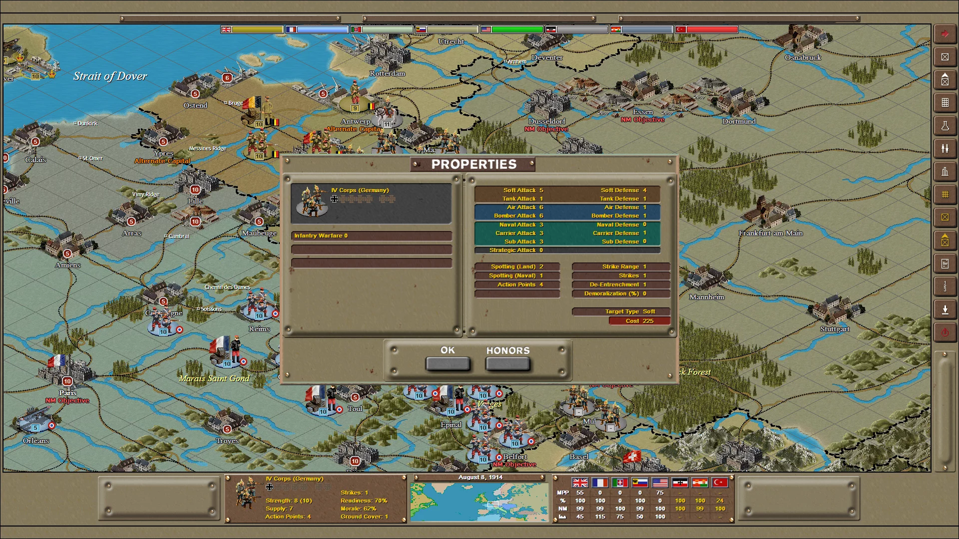 Изображение игры: Strategic Command Classic: WWI