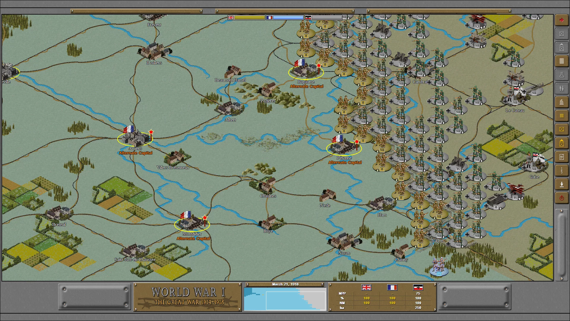 Изображение игры: Strategic Command Classic: WWI