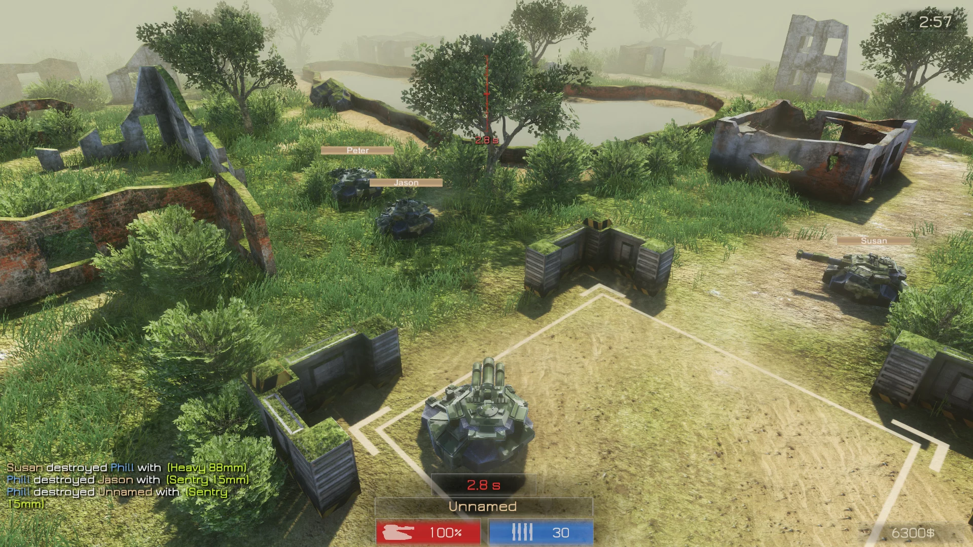 Изображение игры: TankZone Battle