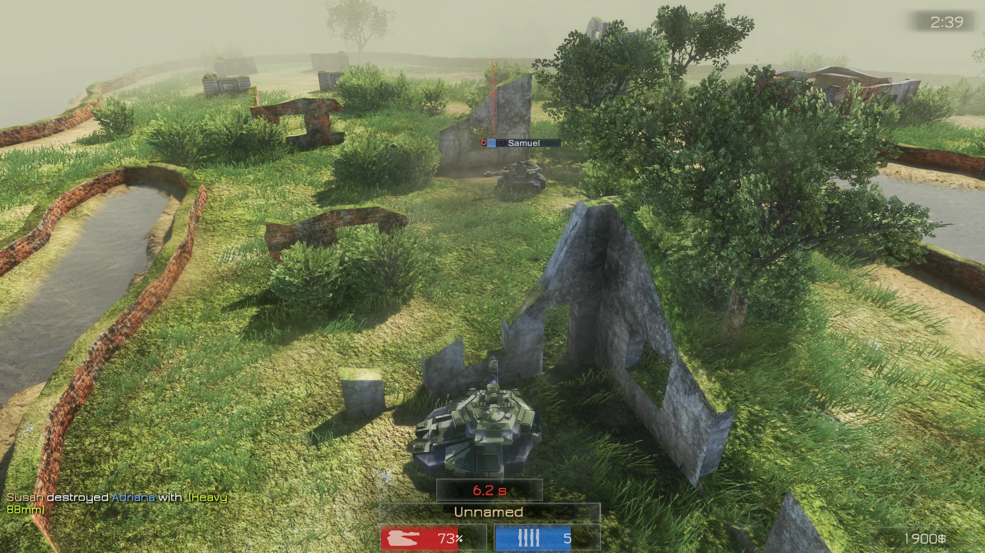 Изображение игры: TankZone Battle