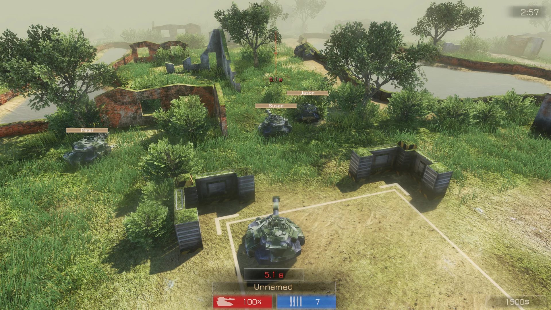 Изображение игры: TankZone Battle