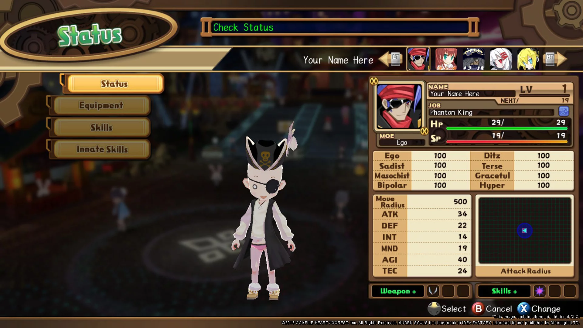 Изображение игры: Mugen Souls