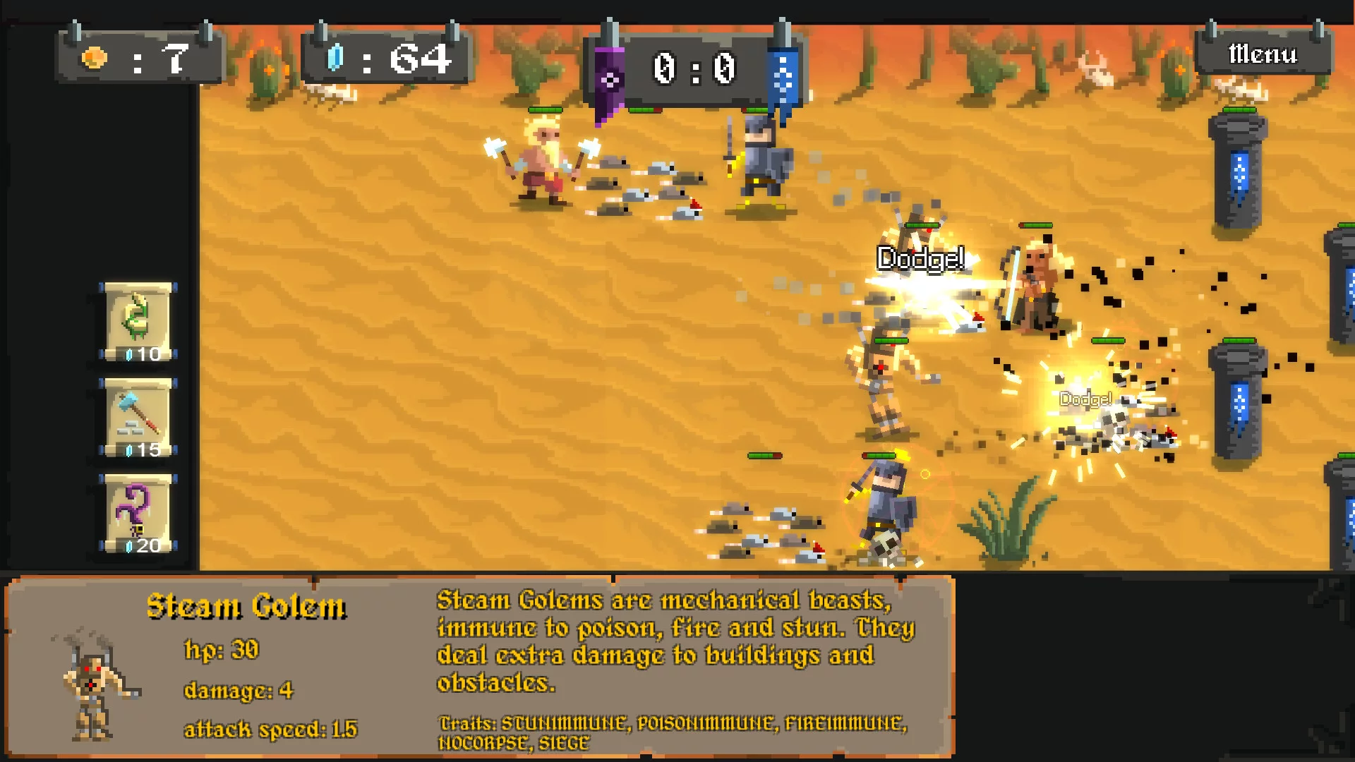 Изображение игры: Army of Pixels