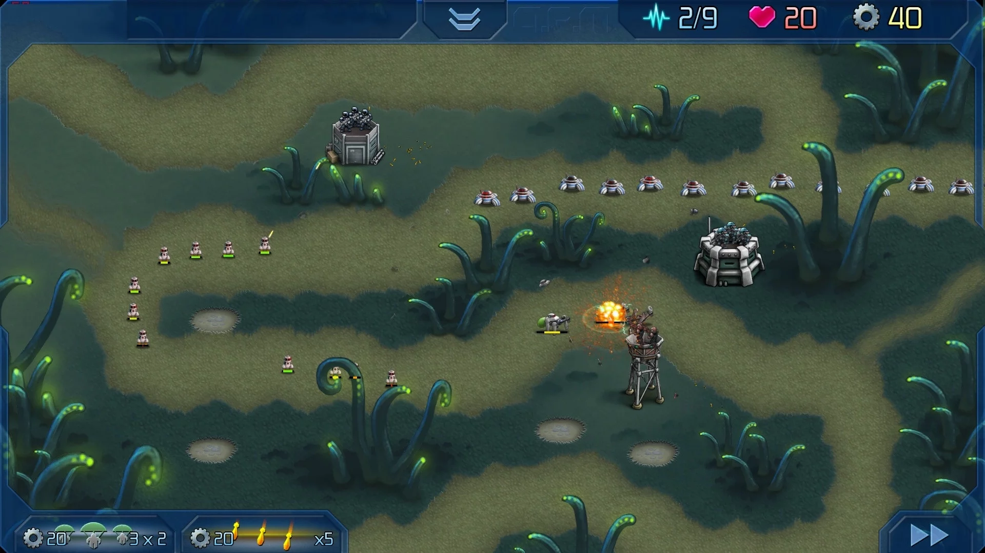 Изображение игры: Alien Robot Monsters