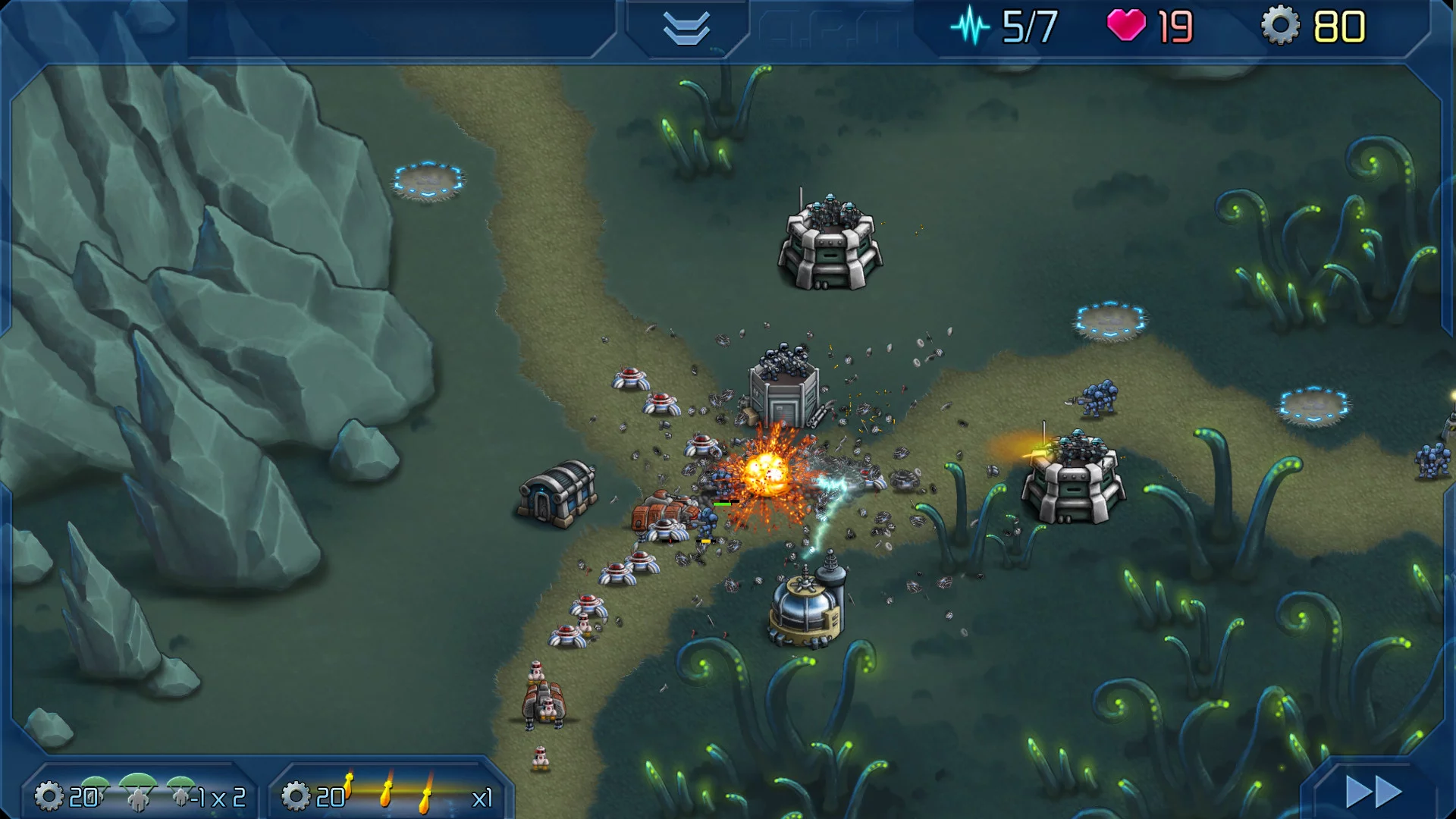Изображение игры: Alien Robot Monsters
