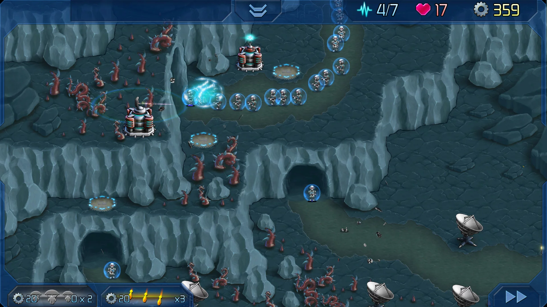 Изображение игры: Alien Robot Monsters