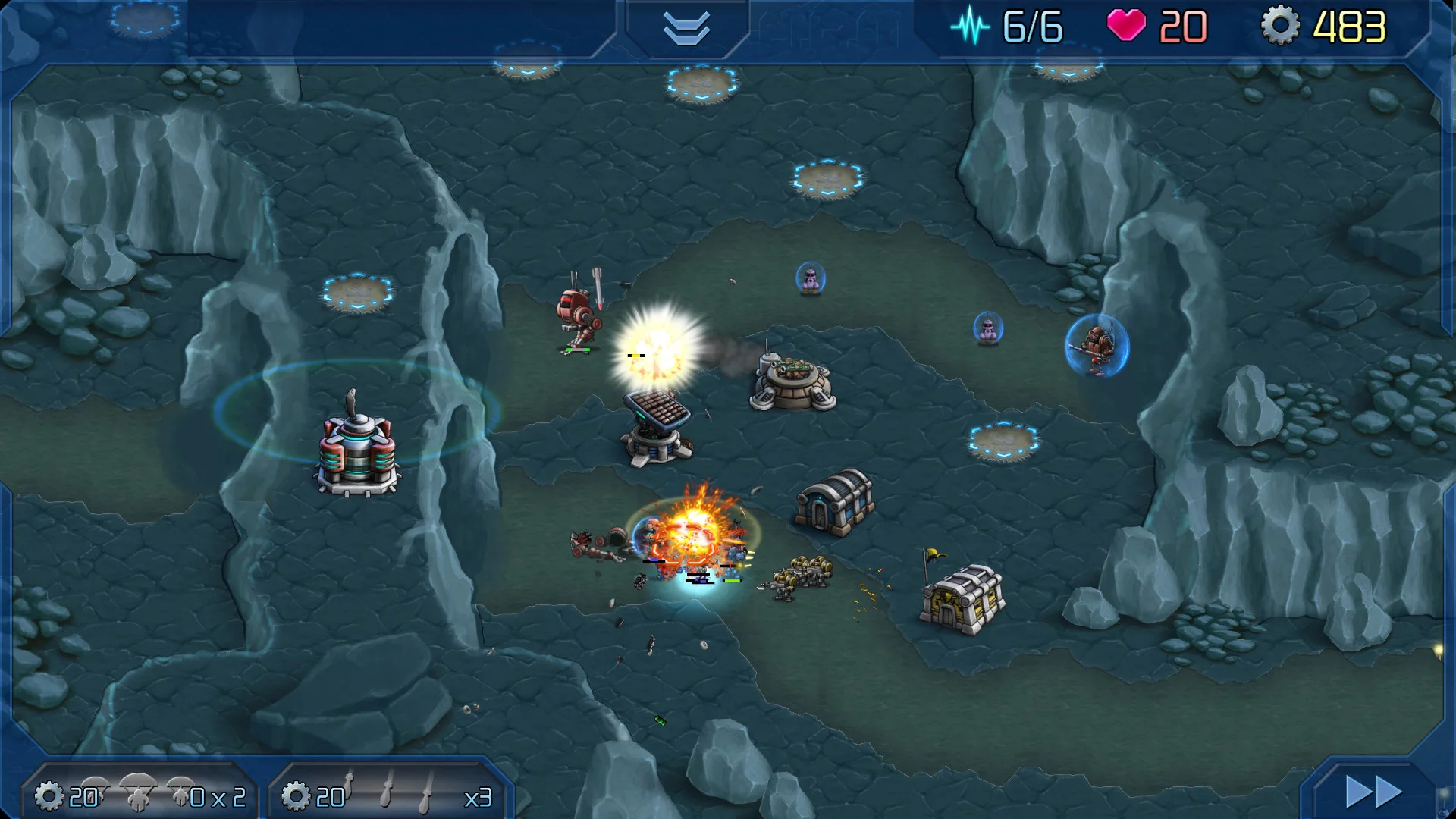 Изображение игры: Alien Robot Monsters