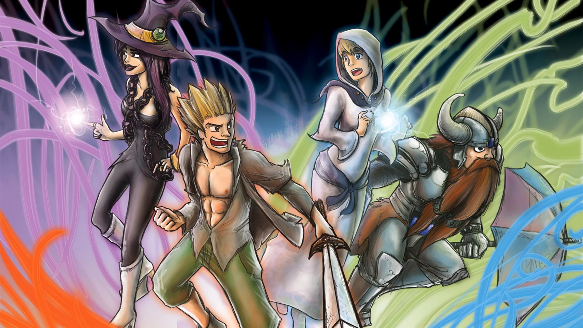 Изображение игры: Epic Quest of the 4 Crystals