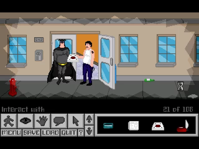 Изображение игры: The Adventures of Fatman