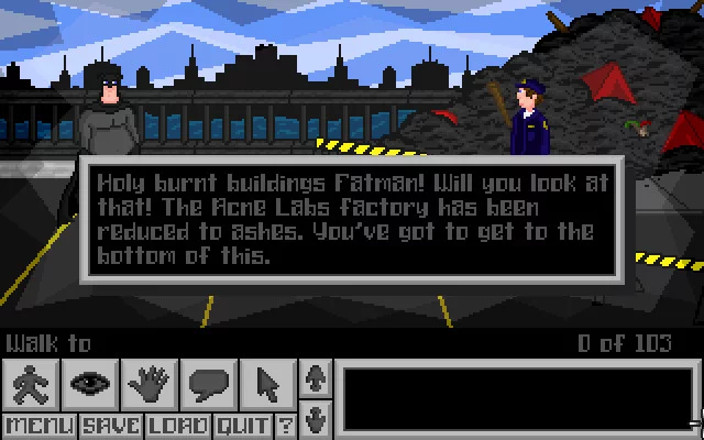 Изображение игры: The Adventures of Fatman