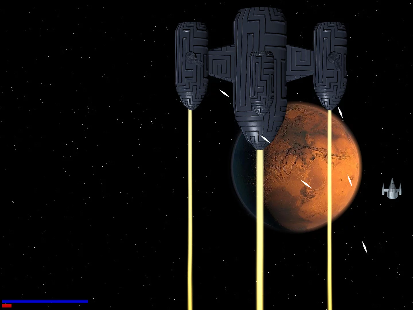 Изображение игры: It's time to get out from the solar system