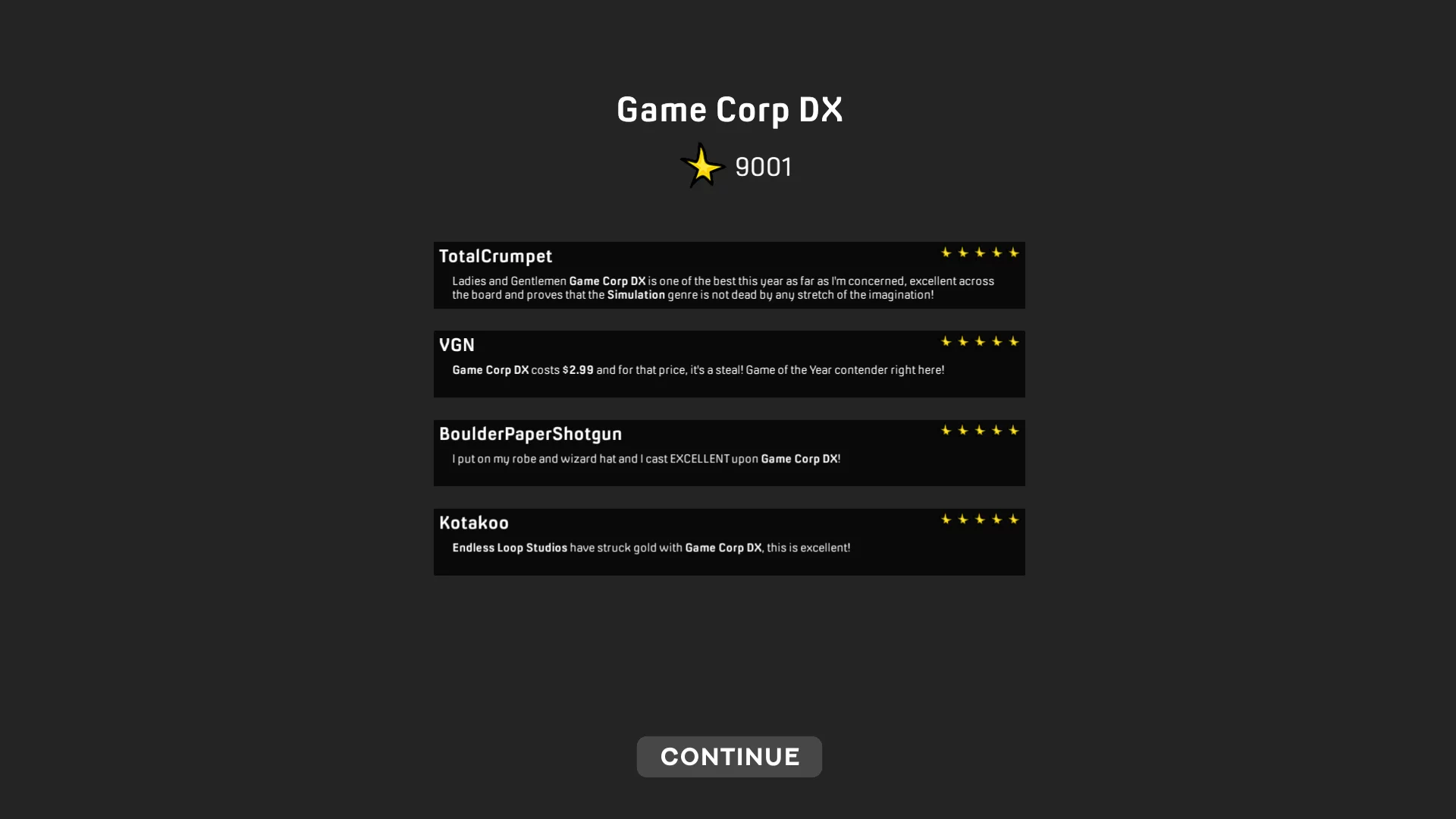 Изображение игры: Game Corp DX