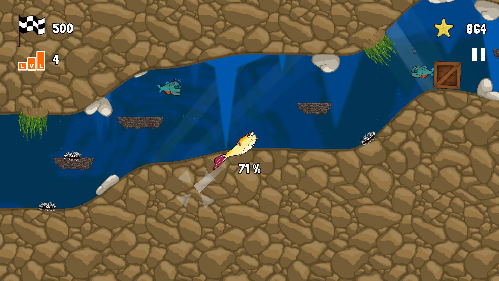 Изображение игры: Blowy Fish