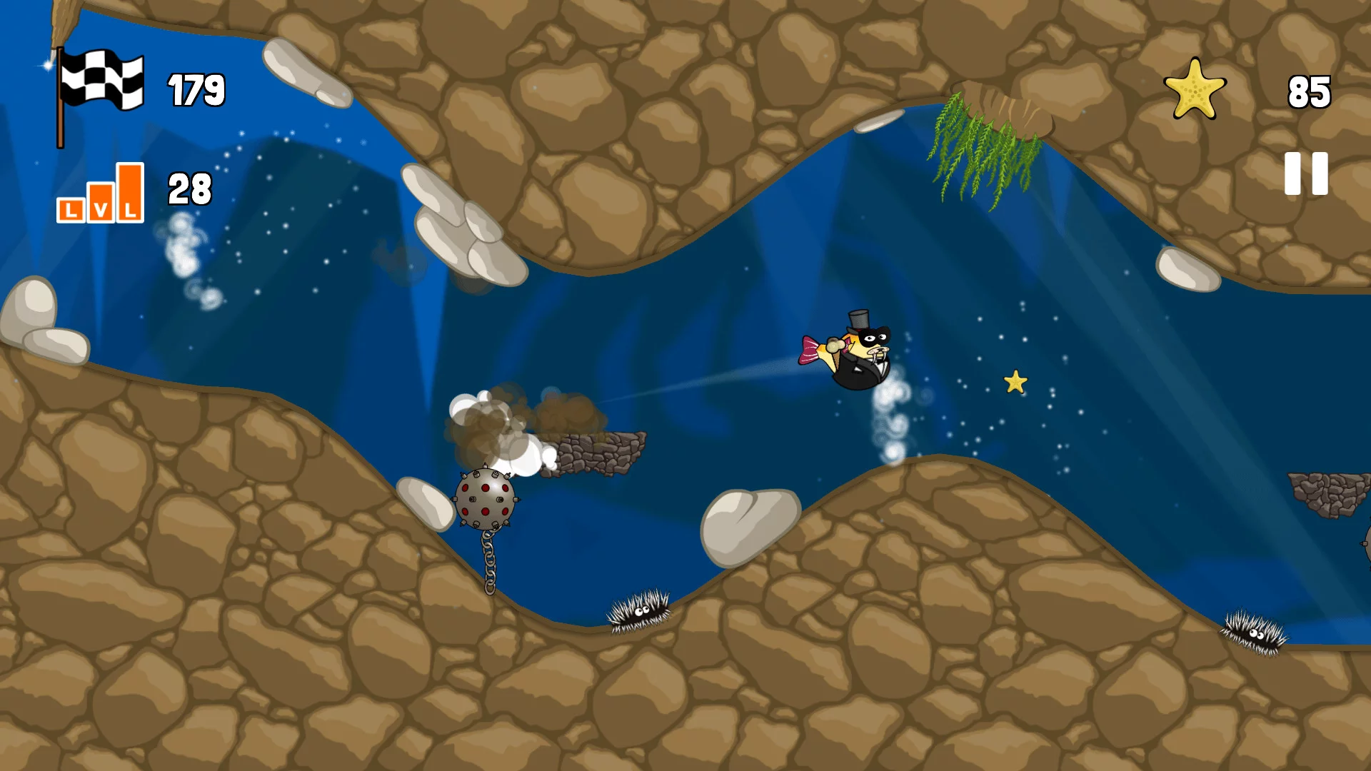Изображение игры: Blowy Fish