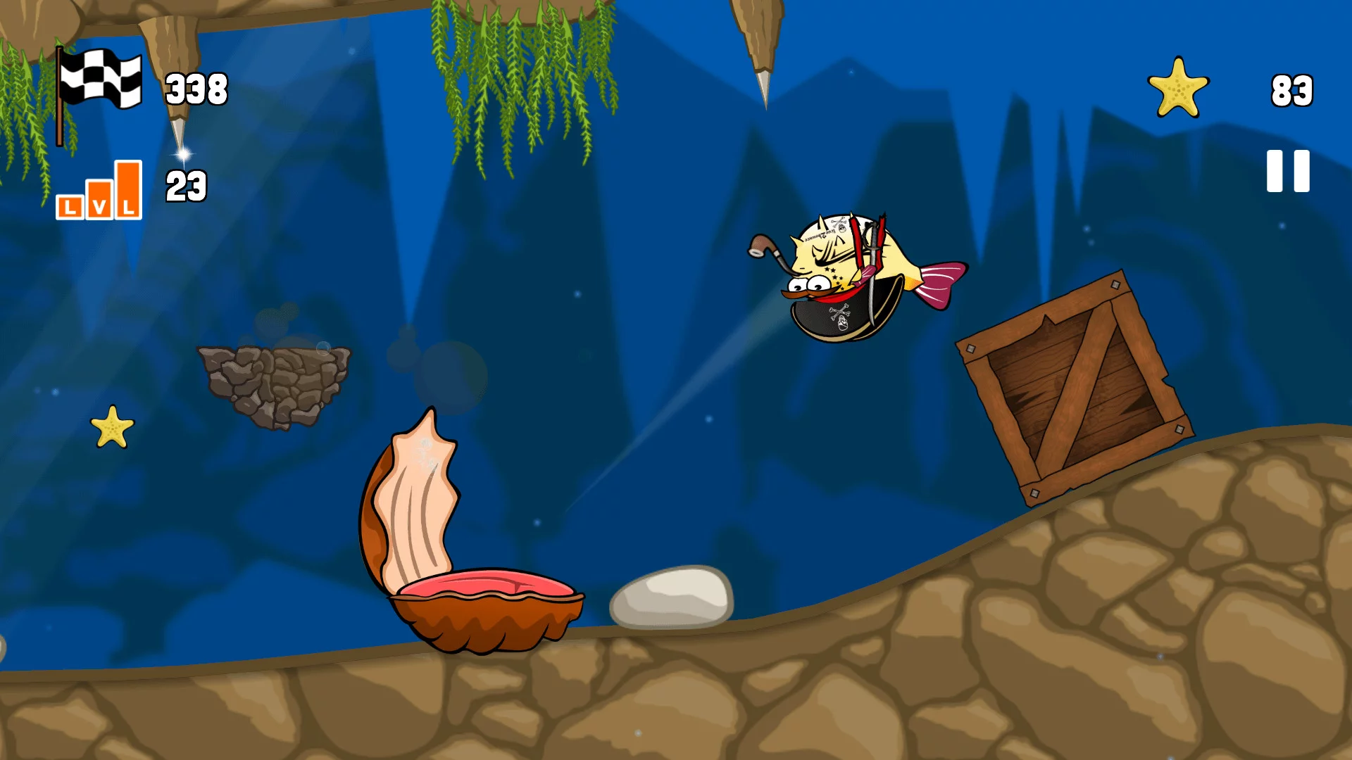Изображение игры: Blowy Fish