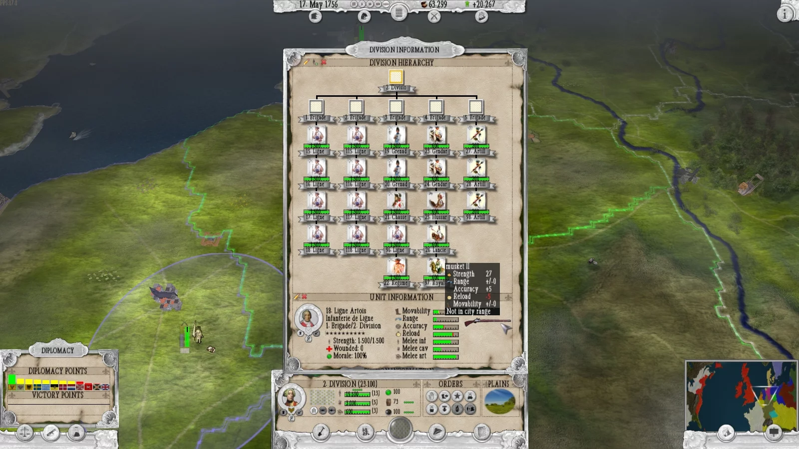 Изображение игры: The Seven Years War (1756-1763)