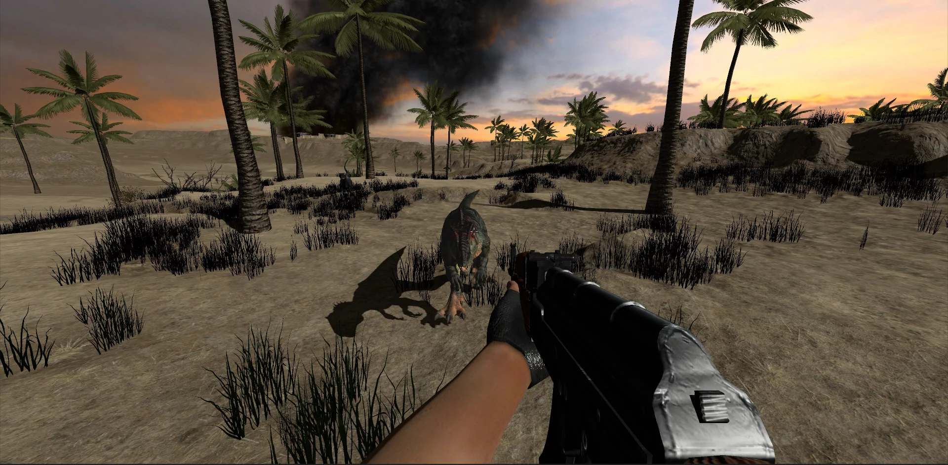 Изображение игры: Dinosaur Hunt