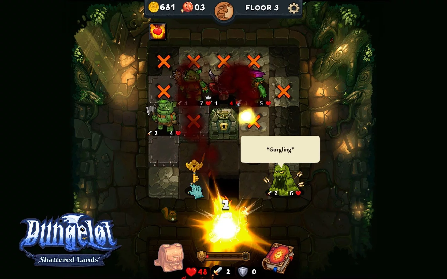Изображение игры: Dungelot: Shattered Lands