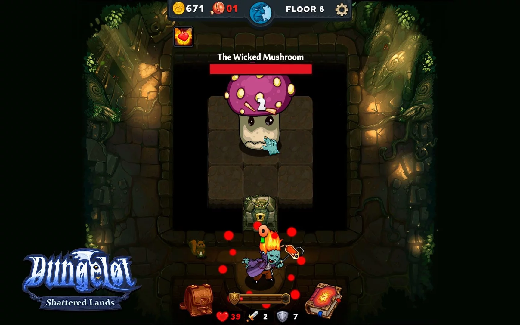 Изображение игры: Dungelot: Shattered Lands
