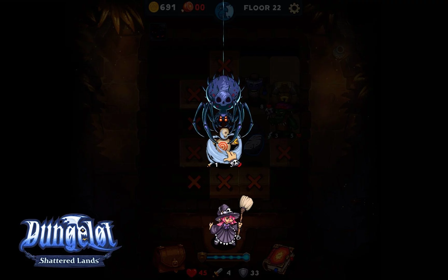 Изображение игры: Dungelot: Shattered Lands