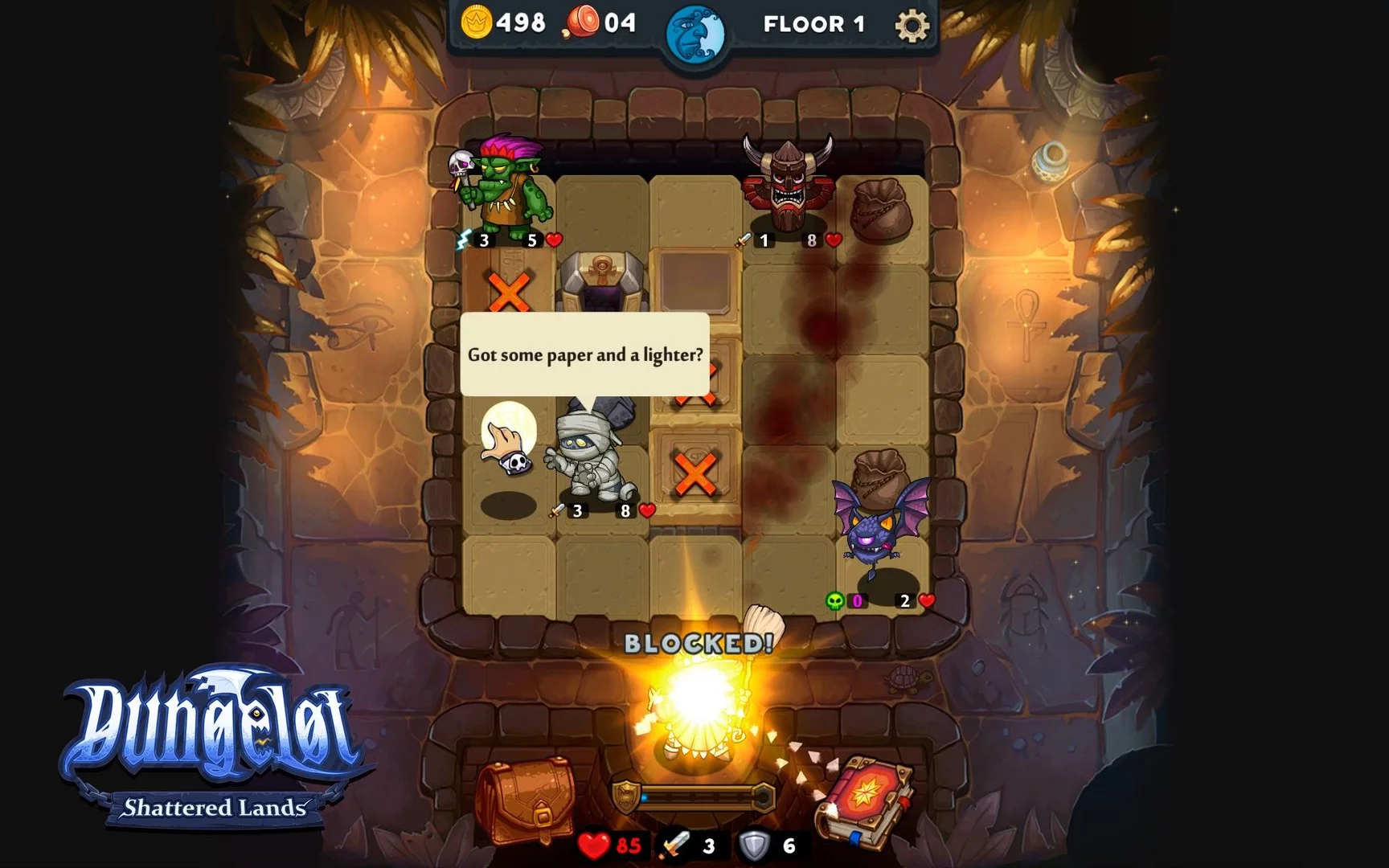 Изображение игры: Dungelot: Shattered Lands