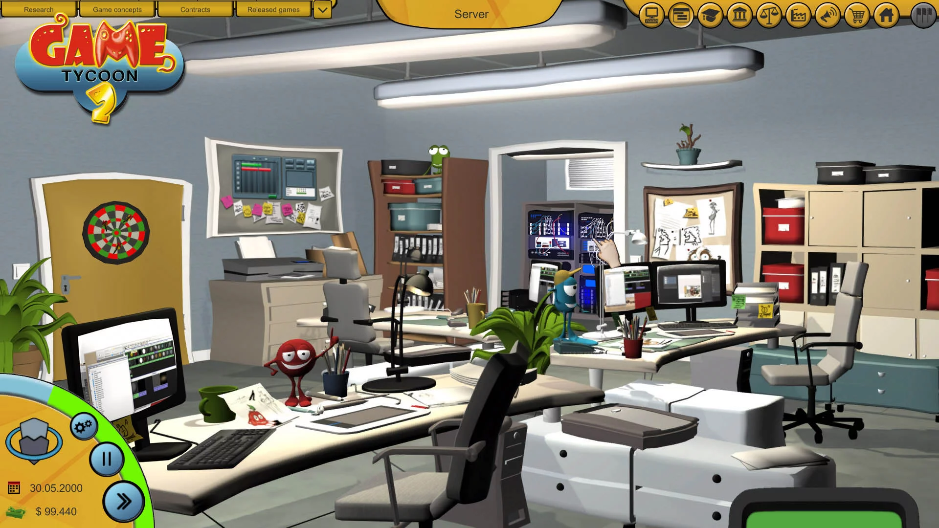 Изображение игры: Game Tycoon 2
