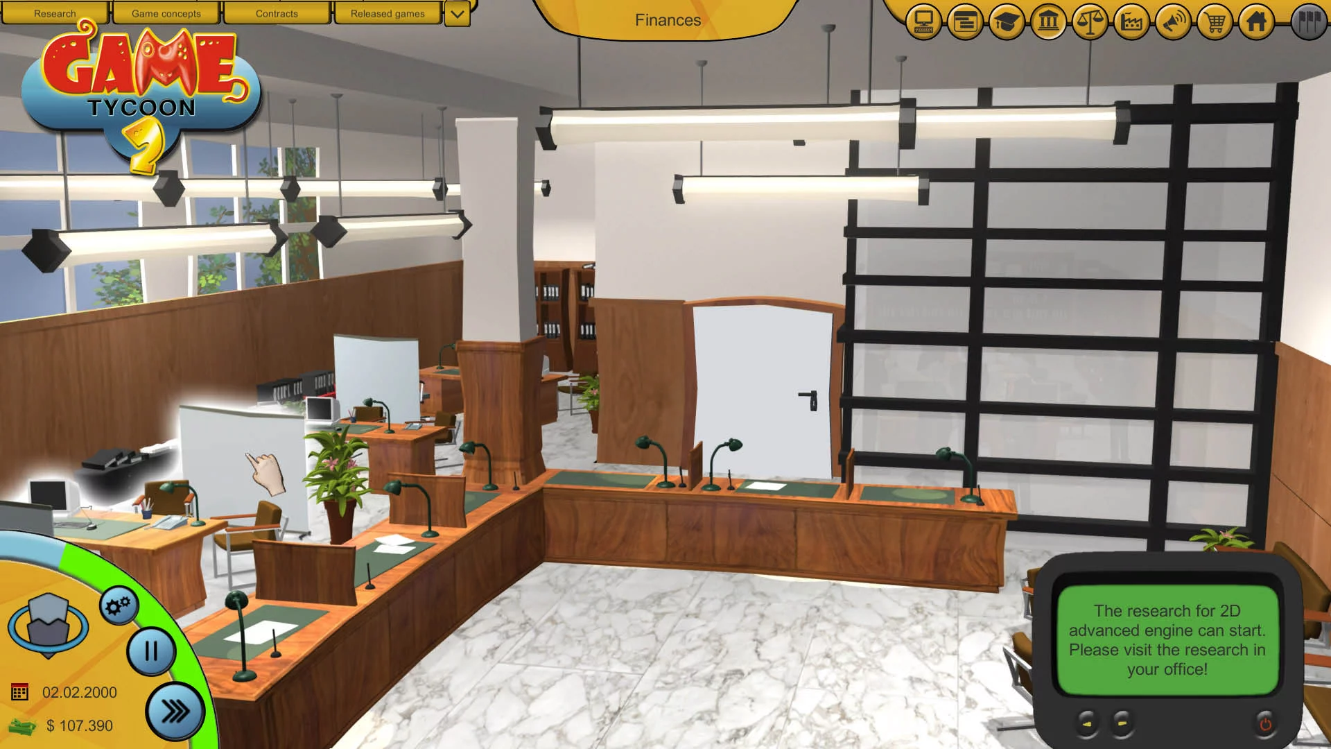 Изображение игры: Game Tycoon 2