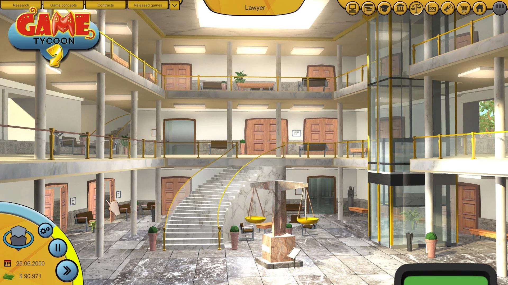 Изображение игры: Game Tycoon 2