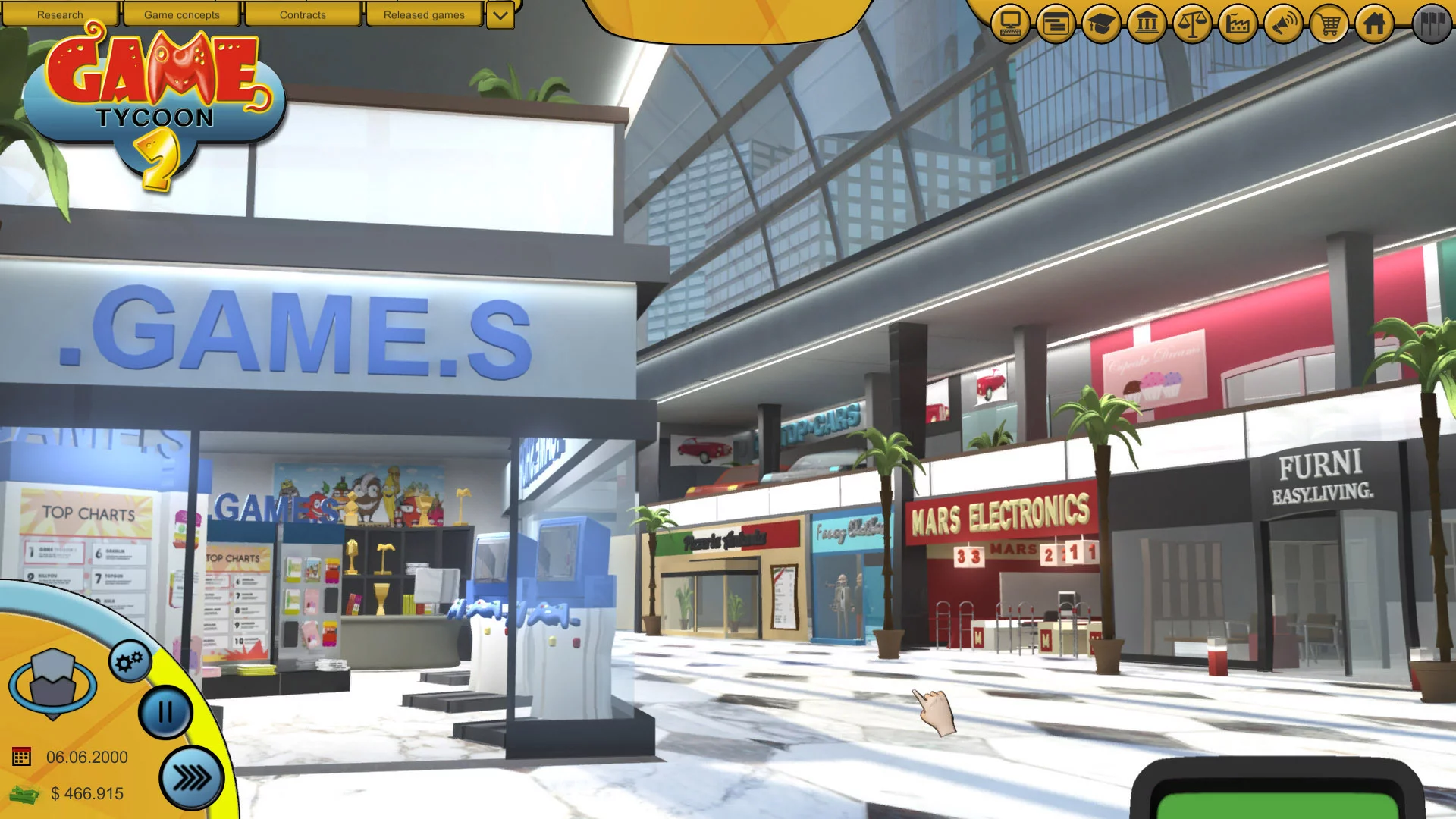 Изображение игры: Game Tycoon 2