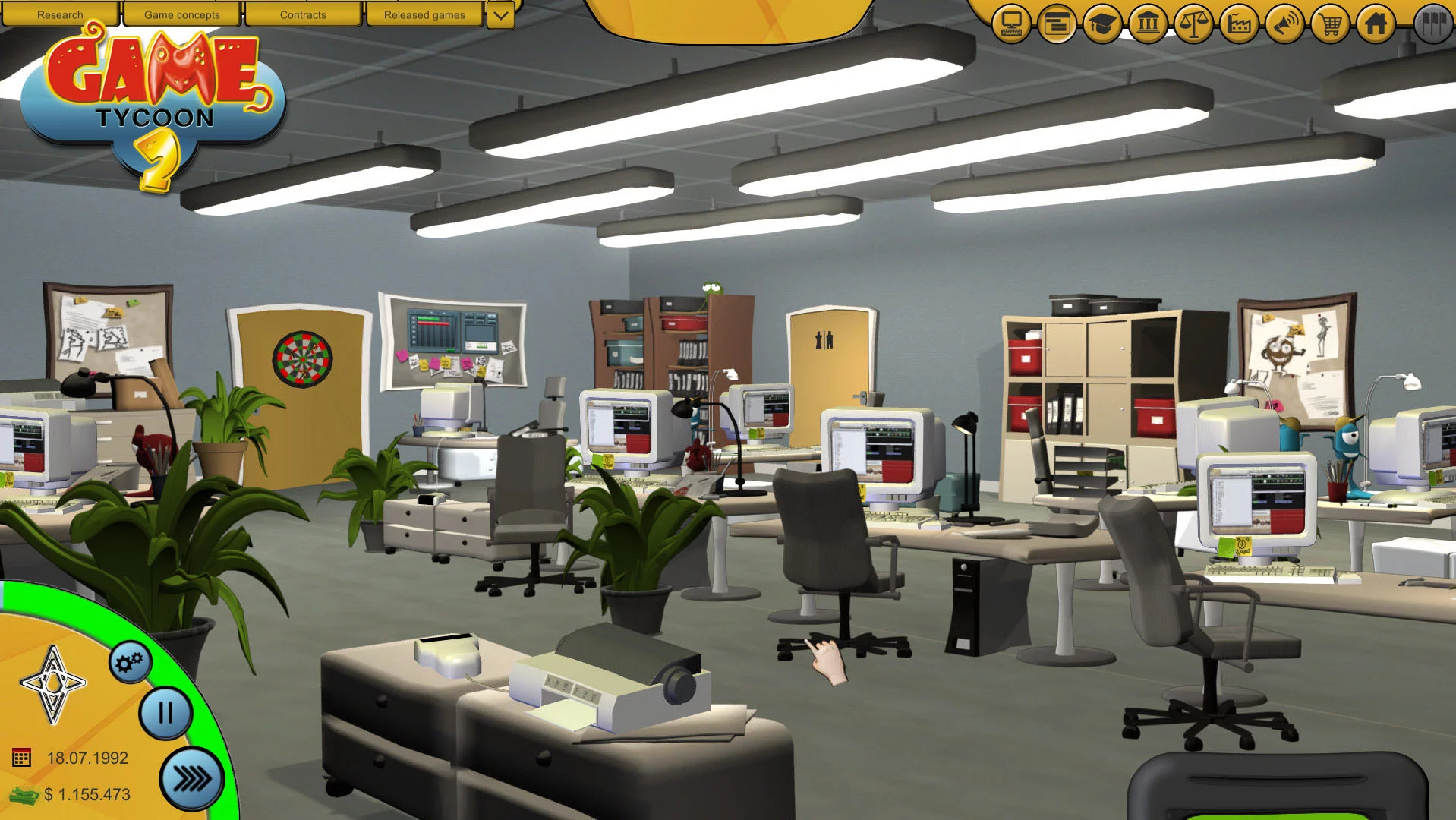 Изображение игры: Game Tycoon 2