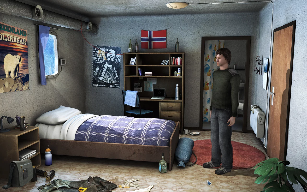 Изображение игры: Alpha Polaris : A Horror Adventure Game