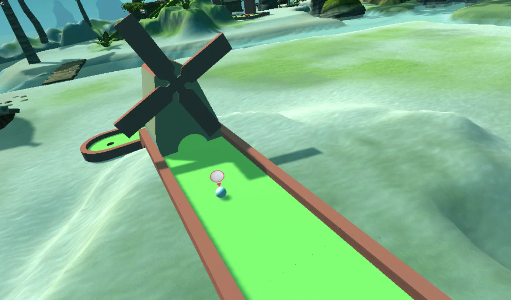 Изображение игры: Minigolf VR