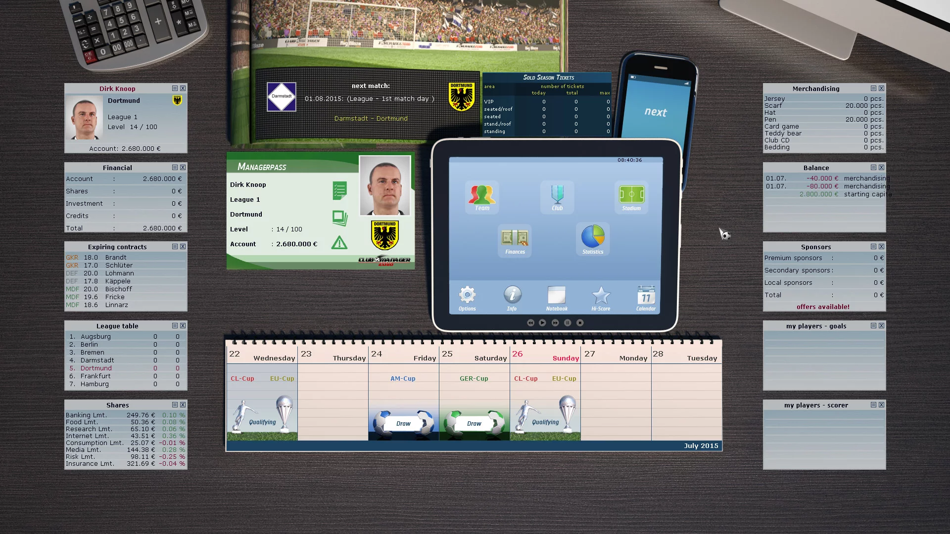 Изображение игры: Club Manager 2016