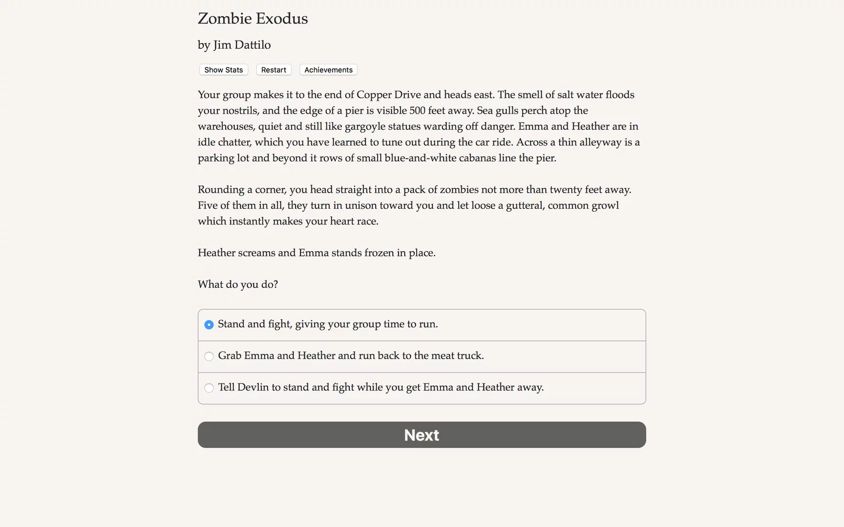 Изображение игры: Zombie Exodus