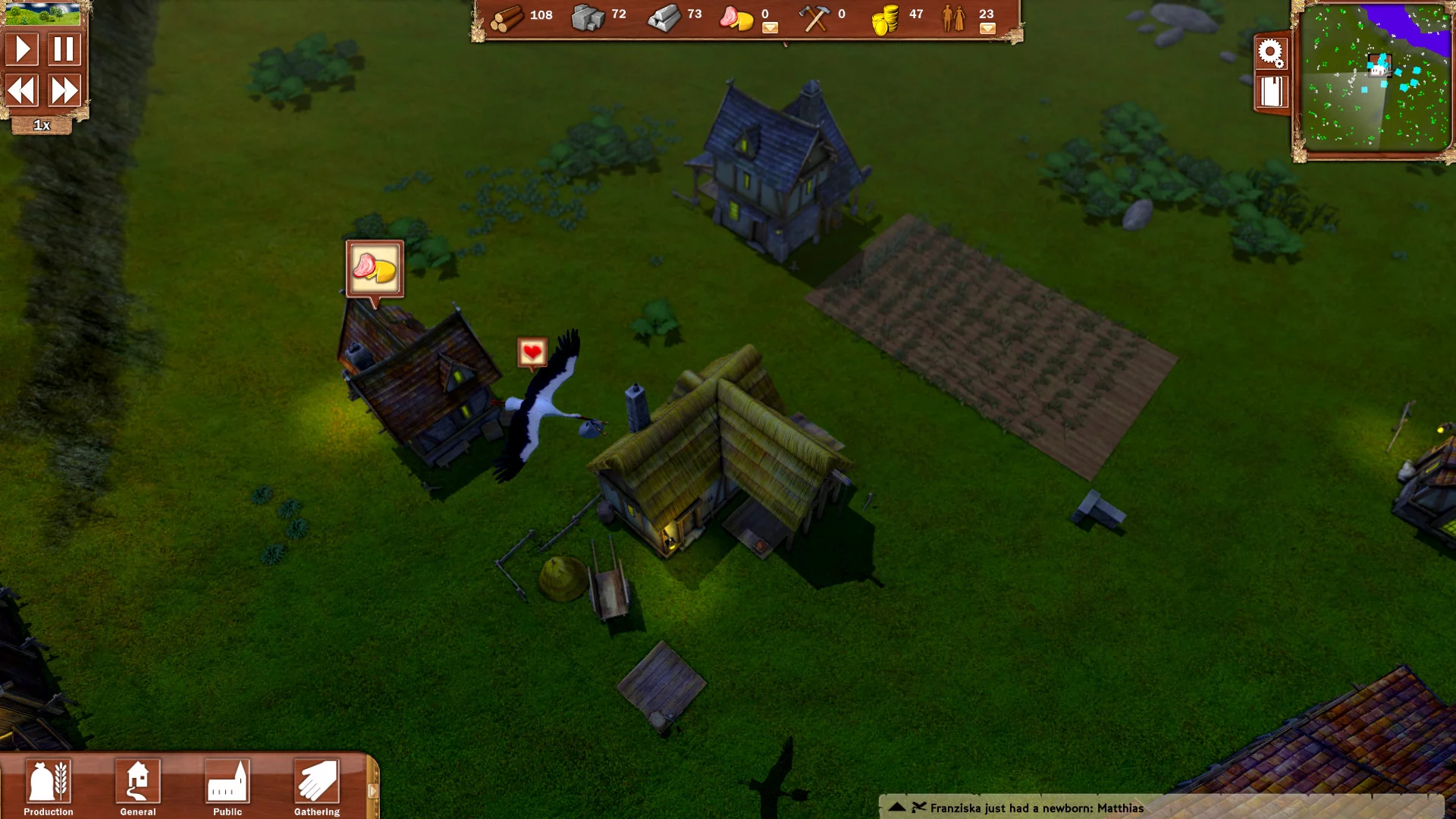 Изображение игры: Villagers