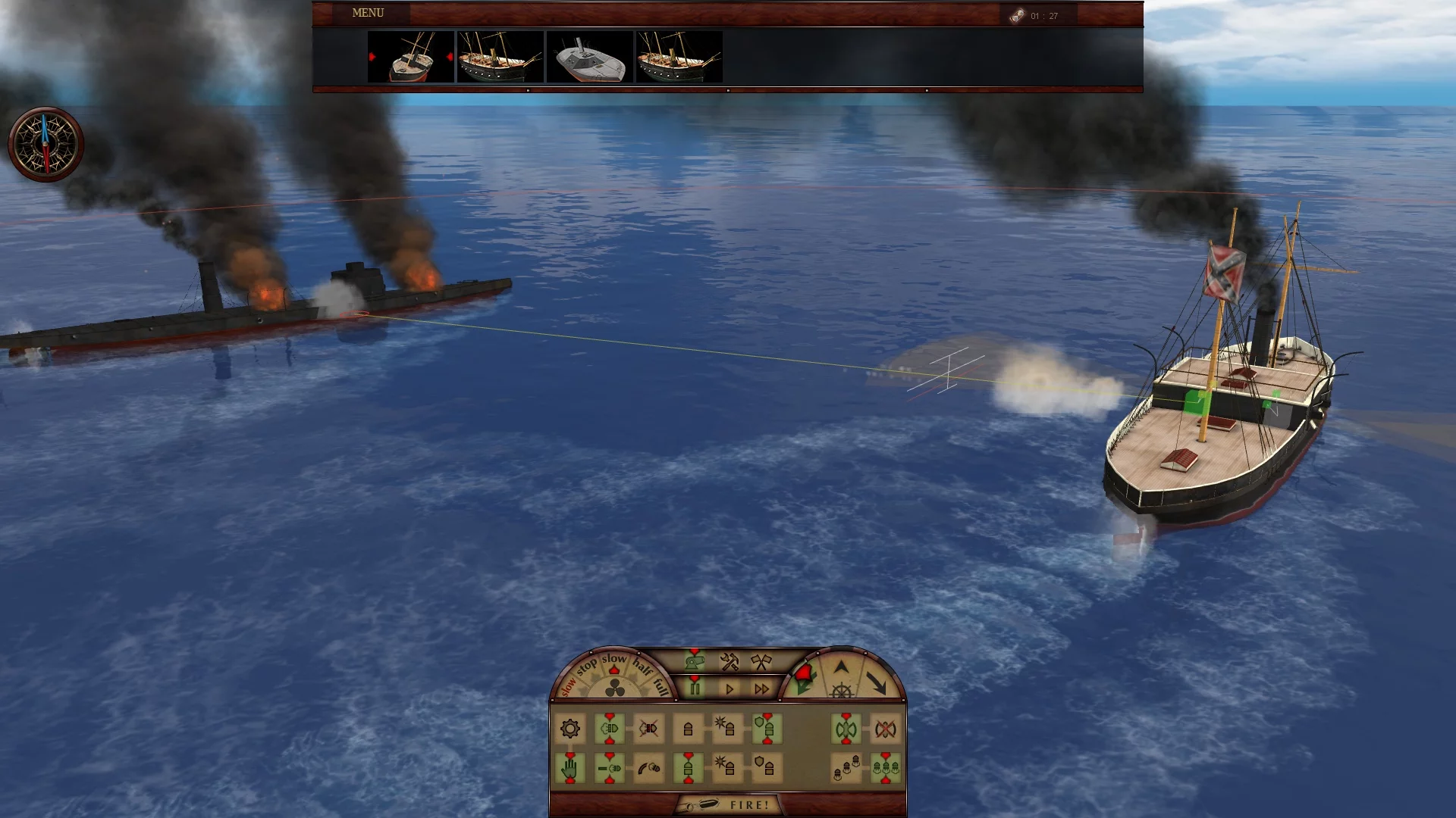 Изображение игры: Ironclads 2: American Civil War