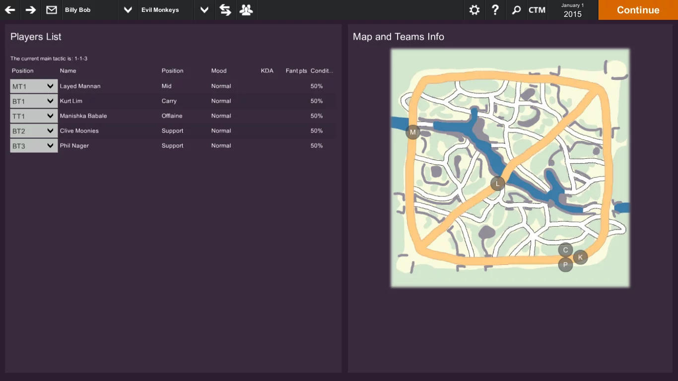 Изображение игры: Cyber Team Manager