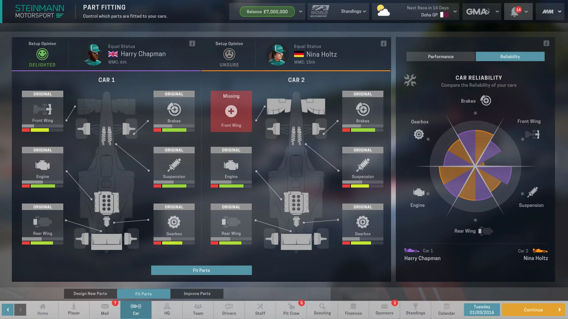 Изображение игры: Motorsport Manager