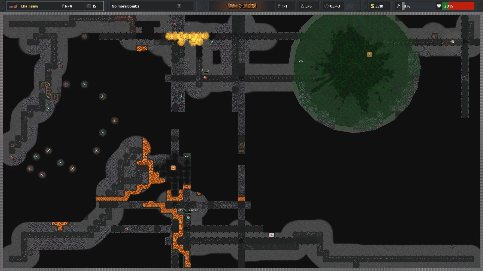 Изображение игры: Gun Bombers