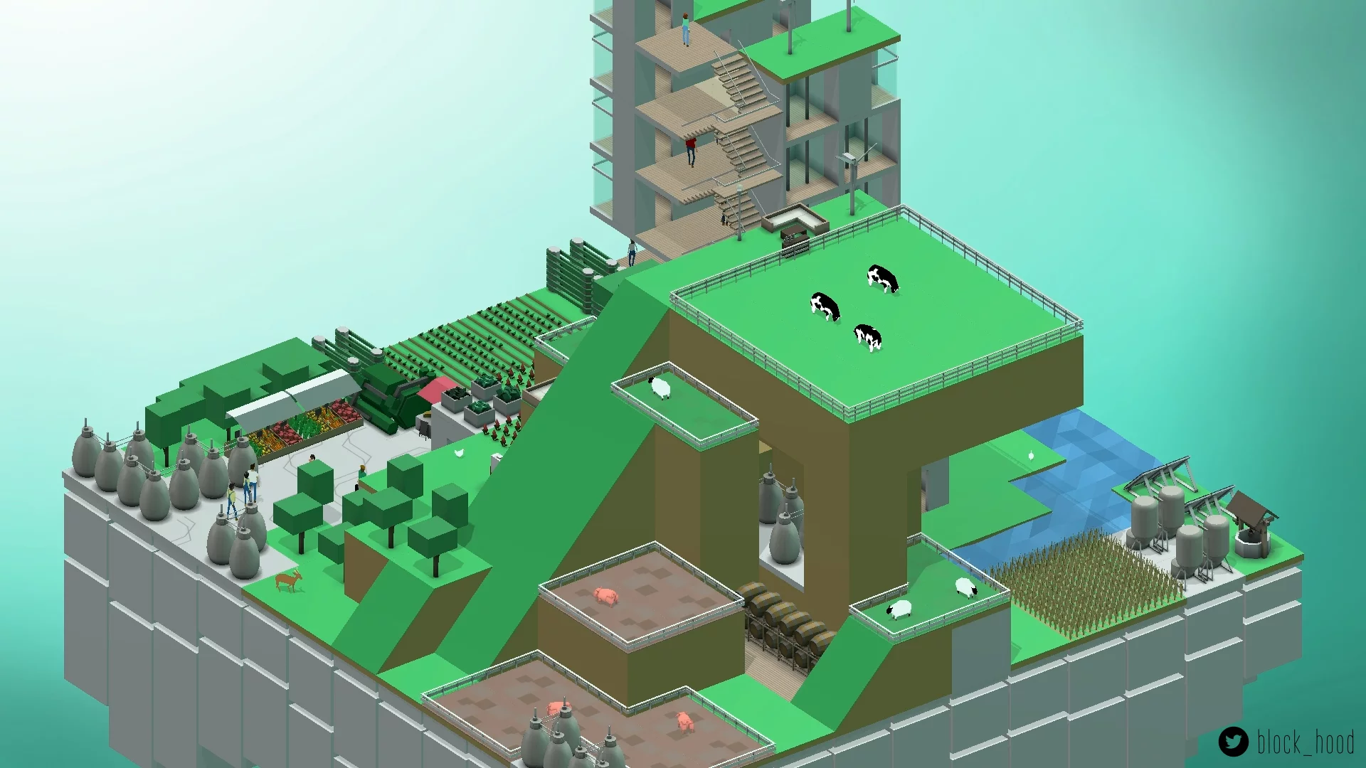 Изображение игры: Block'hood