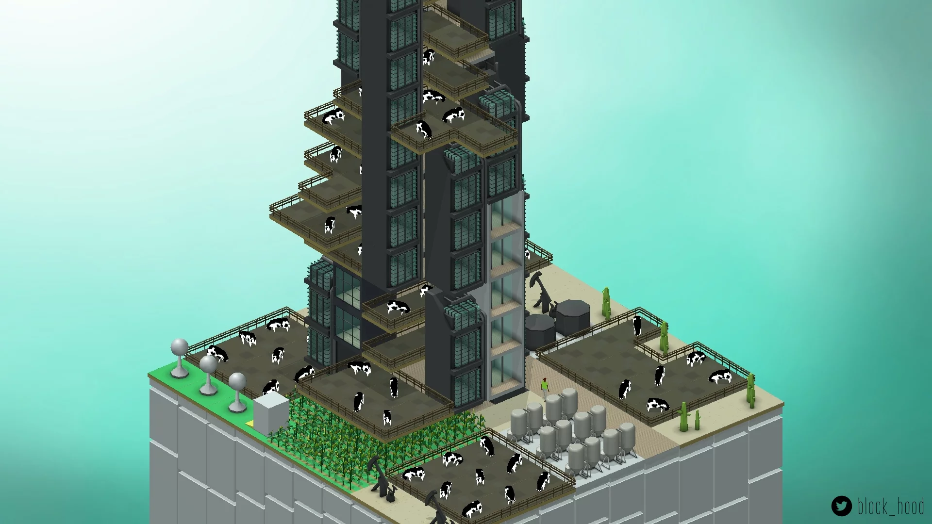 Изображение игры: Block'hood