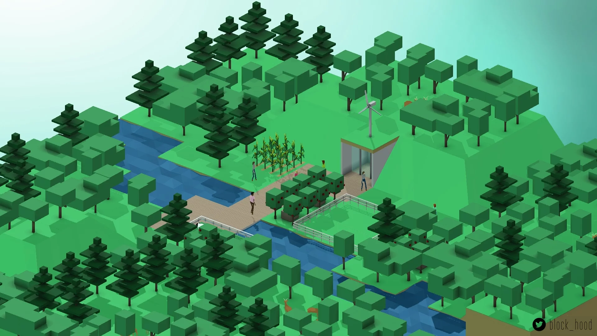 Изображение игры: Block'hood