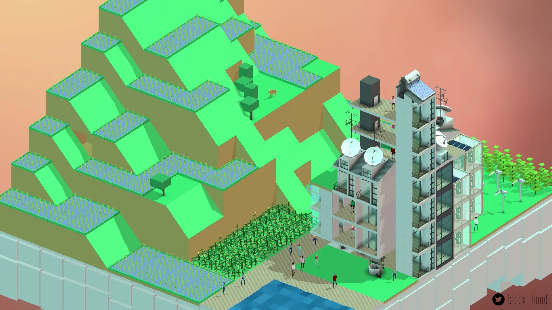 Изображение игры: Block'hood