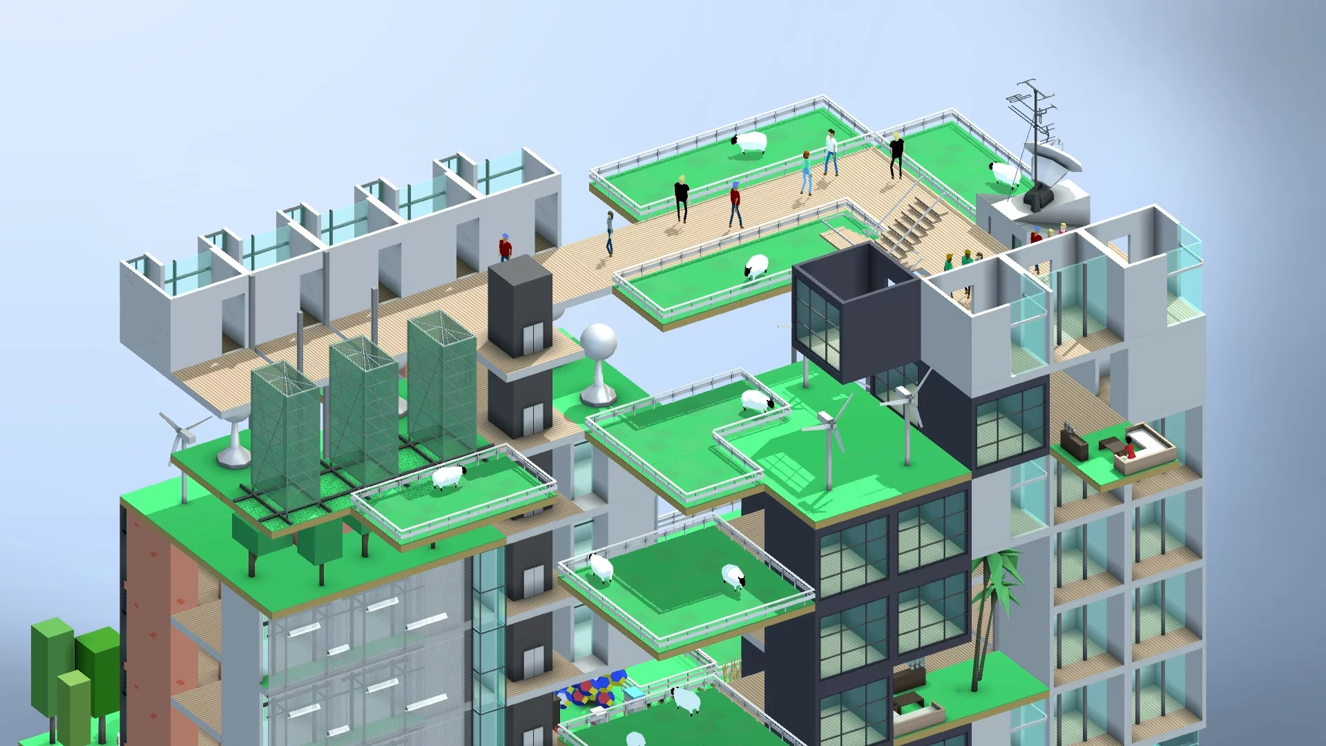 Изображение игры: Block'hood