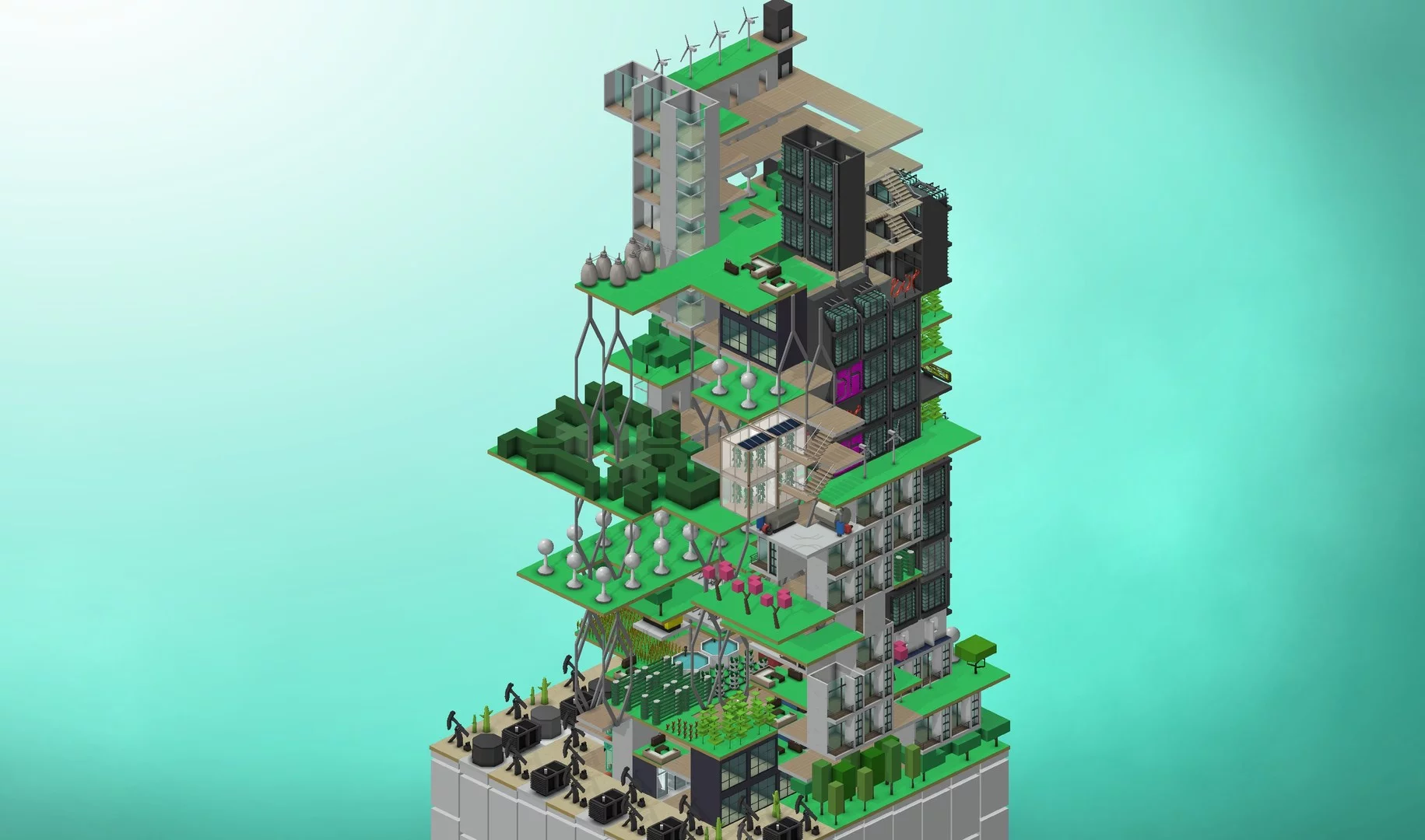 Изображение игры: Block'hood