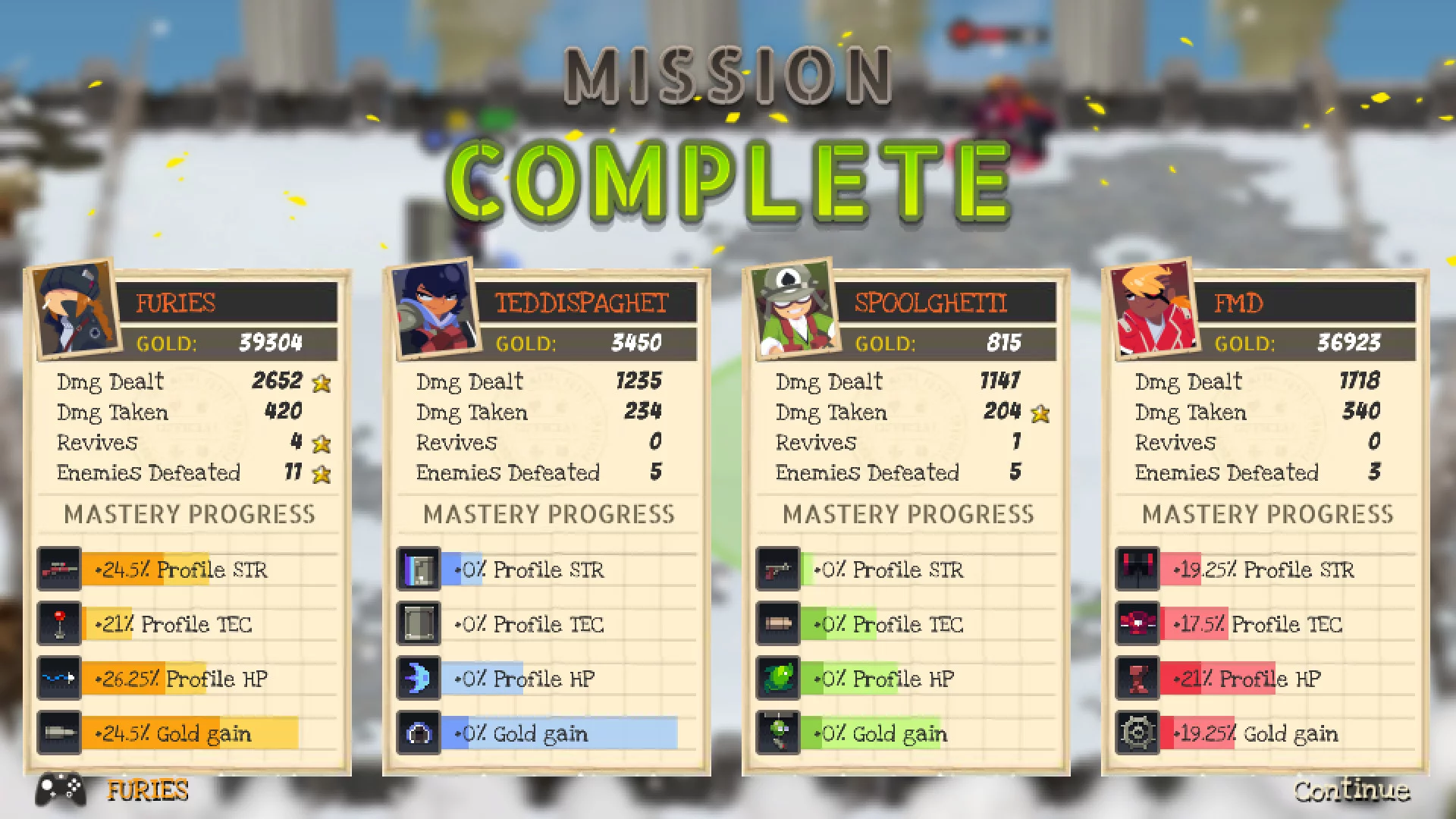 Изображение игры: Full Metal Furies