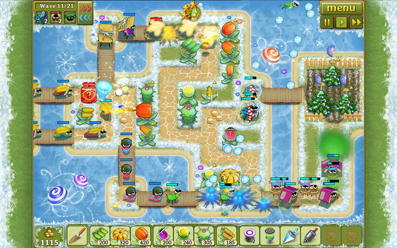 Изображение игры: Garden Rescue: Christmas Edition