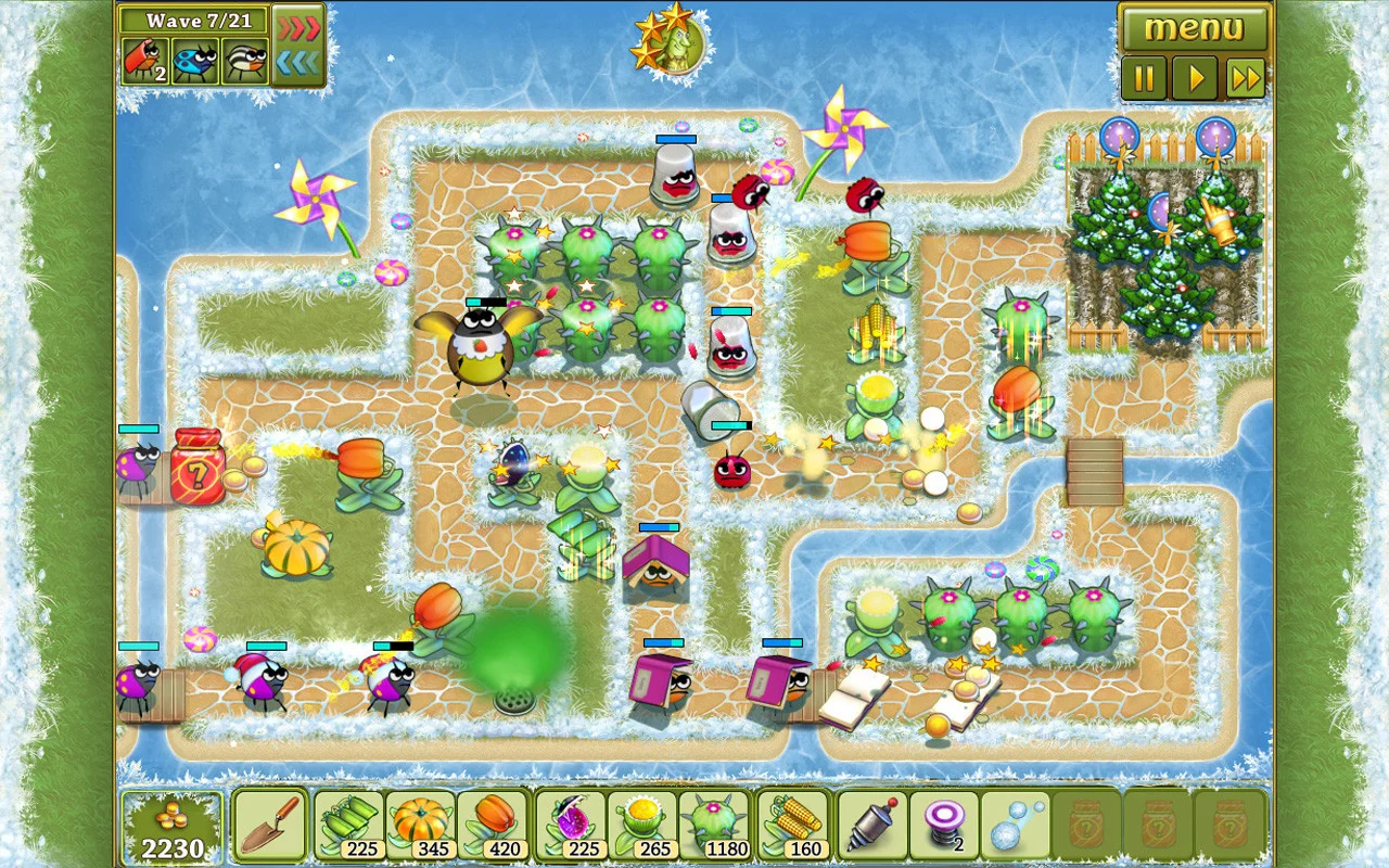 Изображение игры: Garden Rescue: Christmas Edition